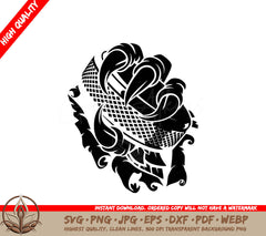 Claw Holding Hockey Puck SVG