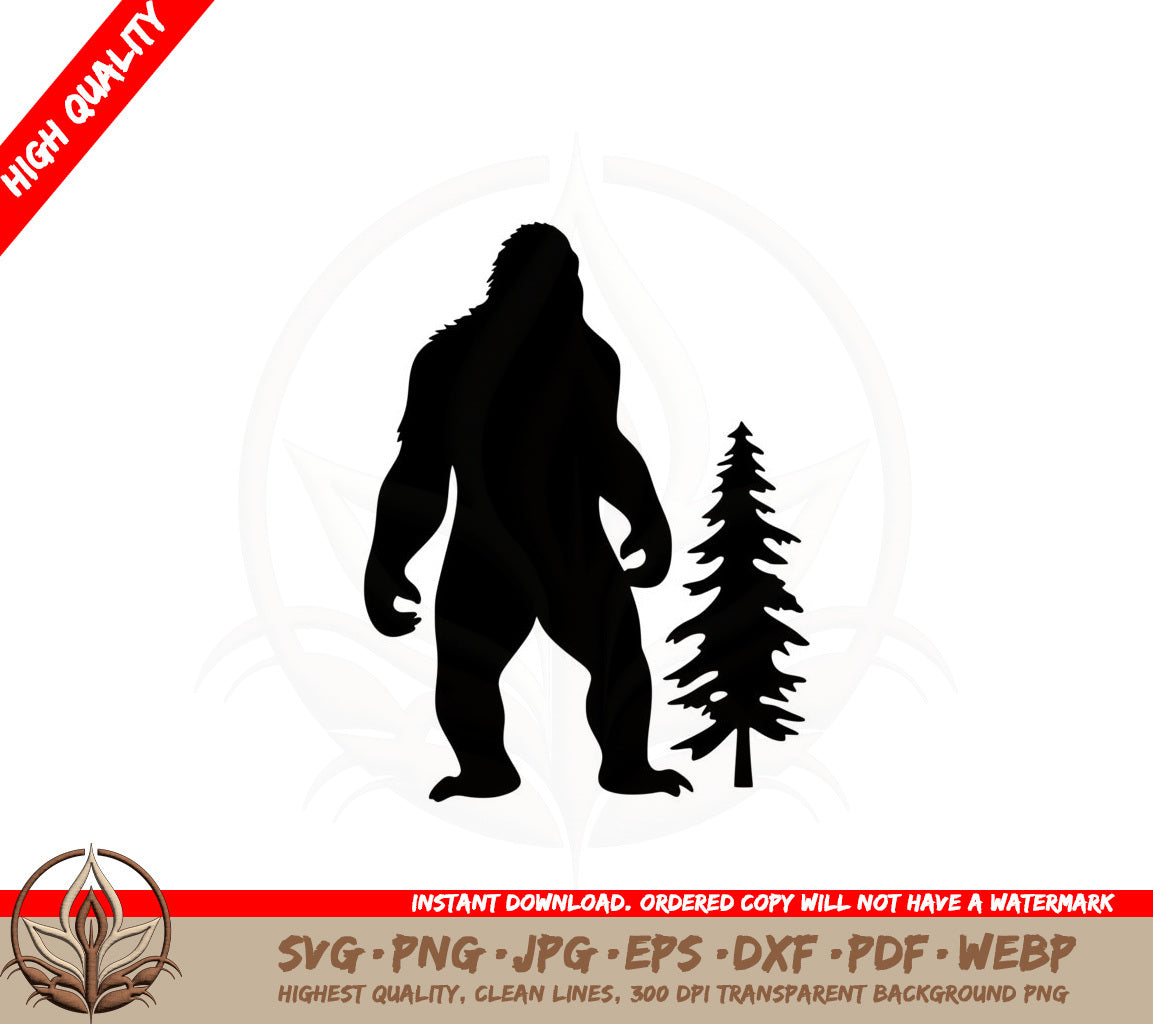 Abominable Forest Beast SVG PNG JPG AI PDF DXF EPS and WebP Digital Download