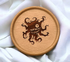 Monster with Sharp Teeth SVG - Abstract Design SVG