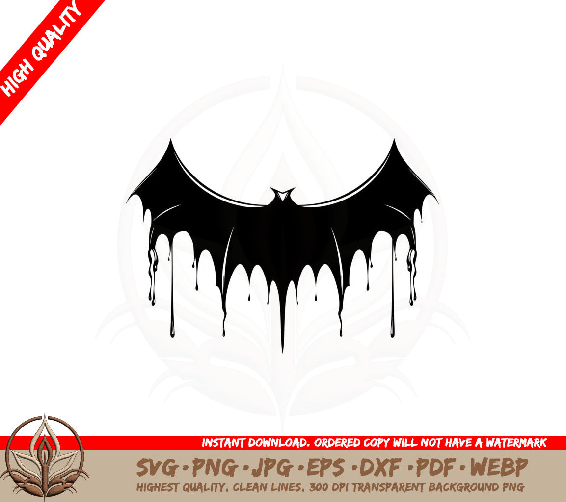 Abstract Bat SVG PNG JPG AI PDF DXF EPS and WebP - Digital Download
