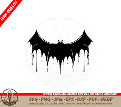 Abstract Bat SVG PNG JPG AI PDF DXF EPS and WebP - Digital Download