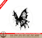 Abstract Butterfly SVG PNG JPG AI PDF DXF EPS  WebP - Digital Download