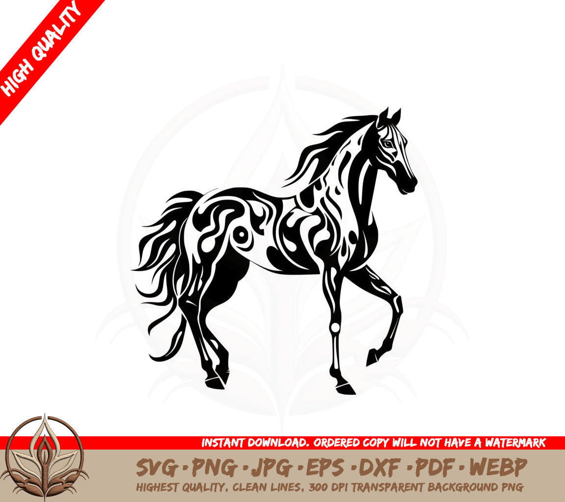 Abstract Equine SVG