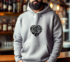 Abstract Floral Heart