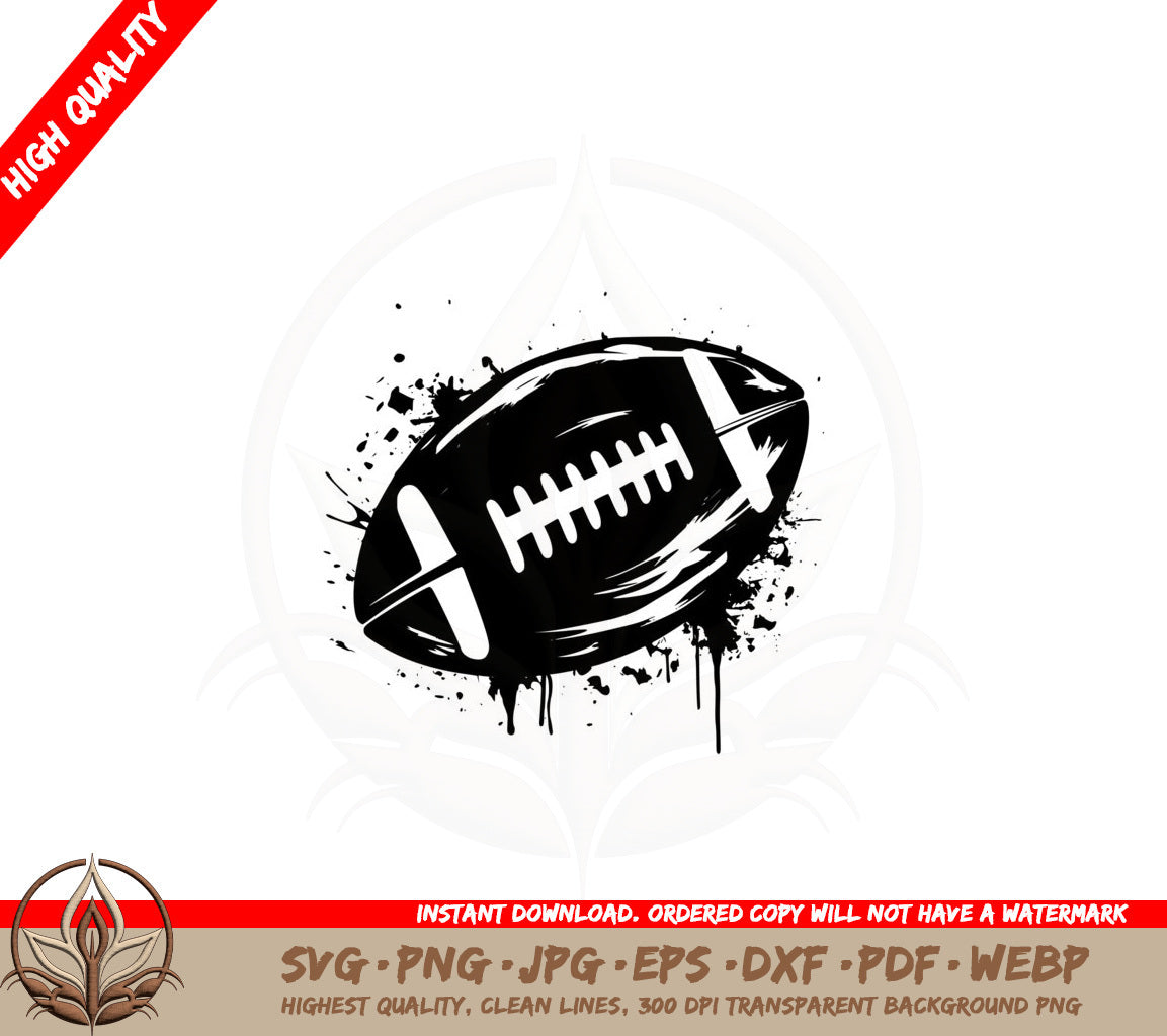 Abstract Football SVG
