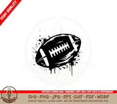 Abstract Football SVG