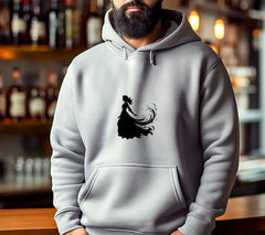 Abstract Gowned Woman