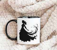 Abstract Gowned Woman