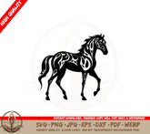 Abstract Horsey SVG Cut File Download