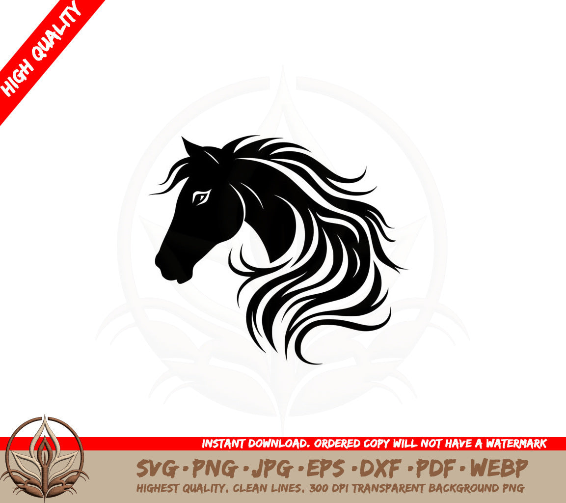 Abstract Majestic Horse SVG