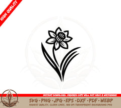 Abstract Narcissus SVG