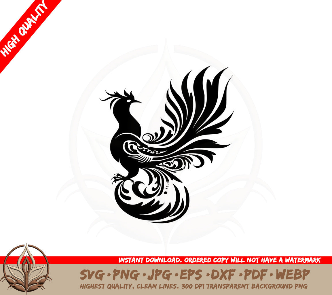 Abstract Phoenix SVG