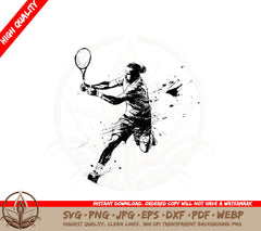 Abstract Tennis Pro SVG