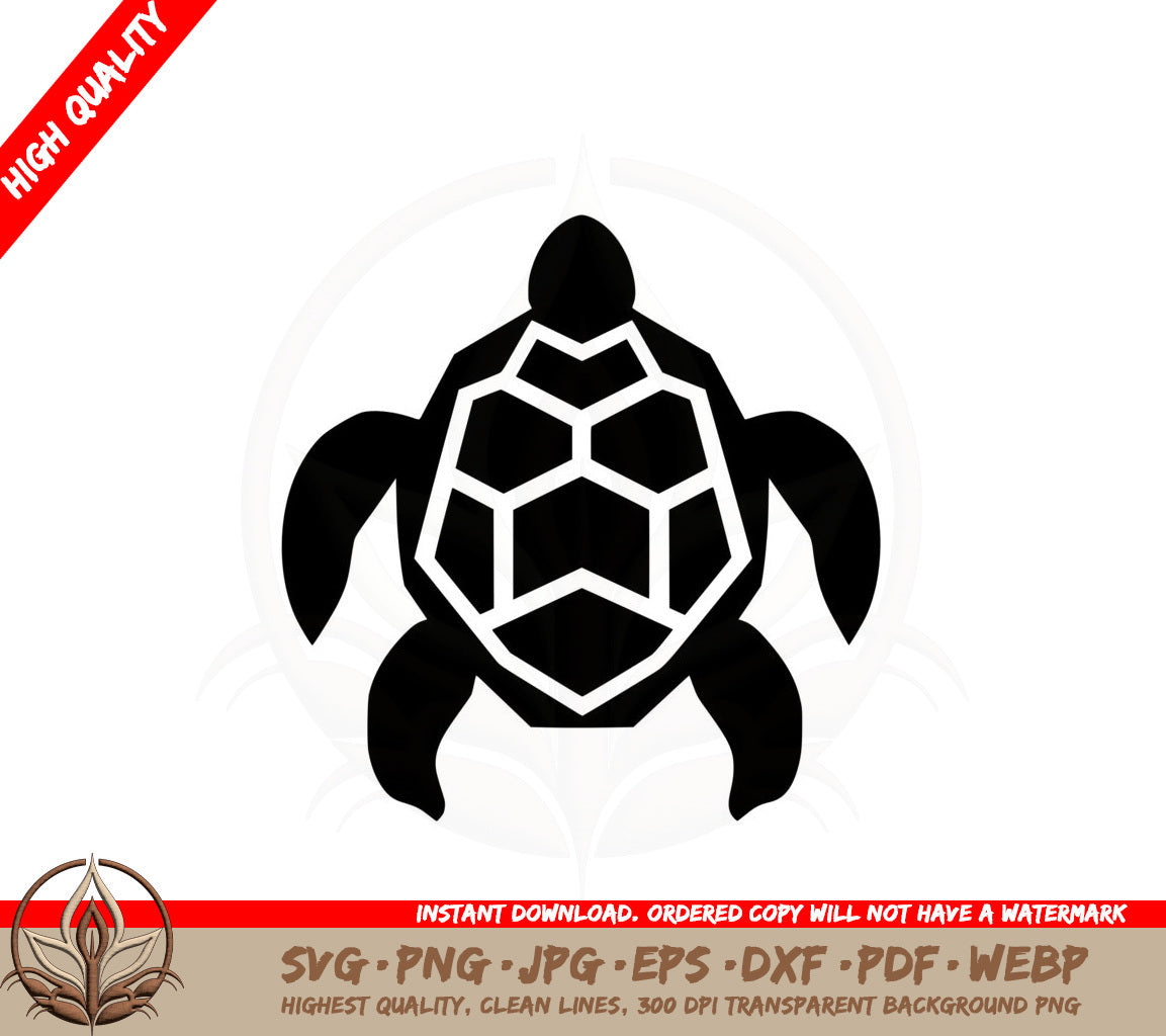 Abstract Tortoise SVG Cut File