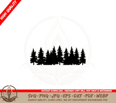 Abstract Treeline SVG