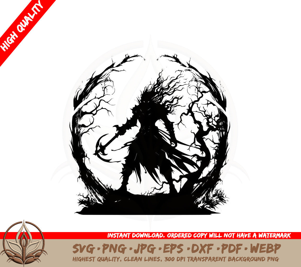 Abstract Warrior SVG