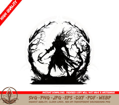 Abstract Warrior SVG