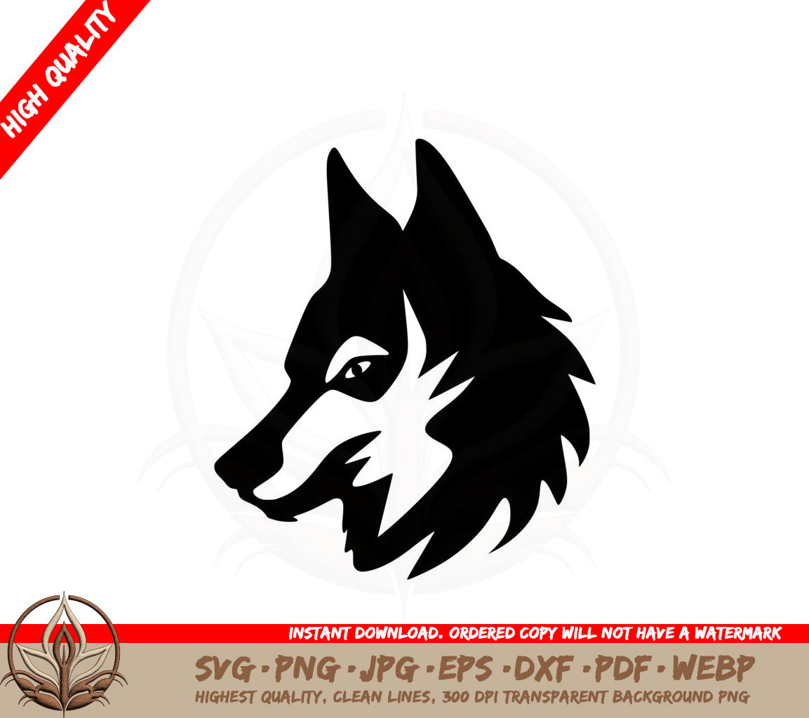 Abstract Wolf SVG