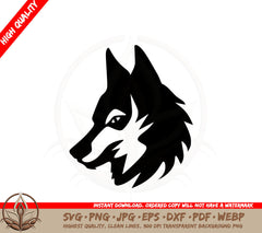 Abstract Wolf SVG