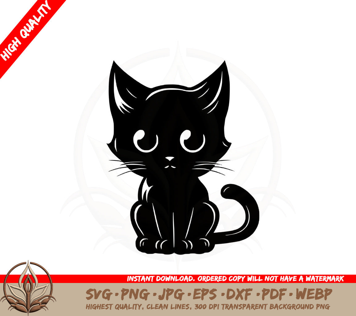 Adorable Cat Cut File SVG