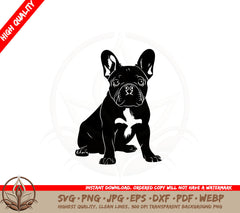 Adorable French Bulldog SVG - Digital Download