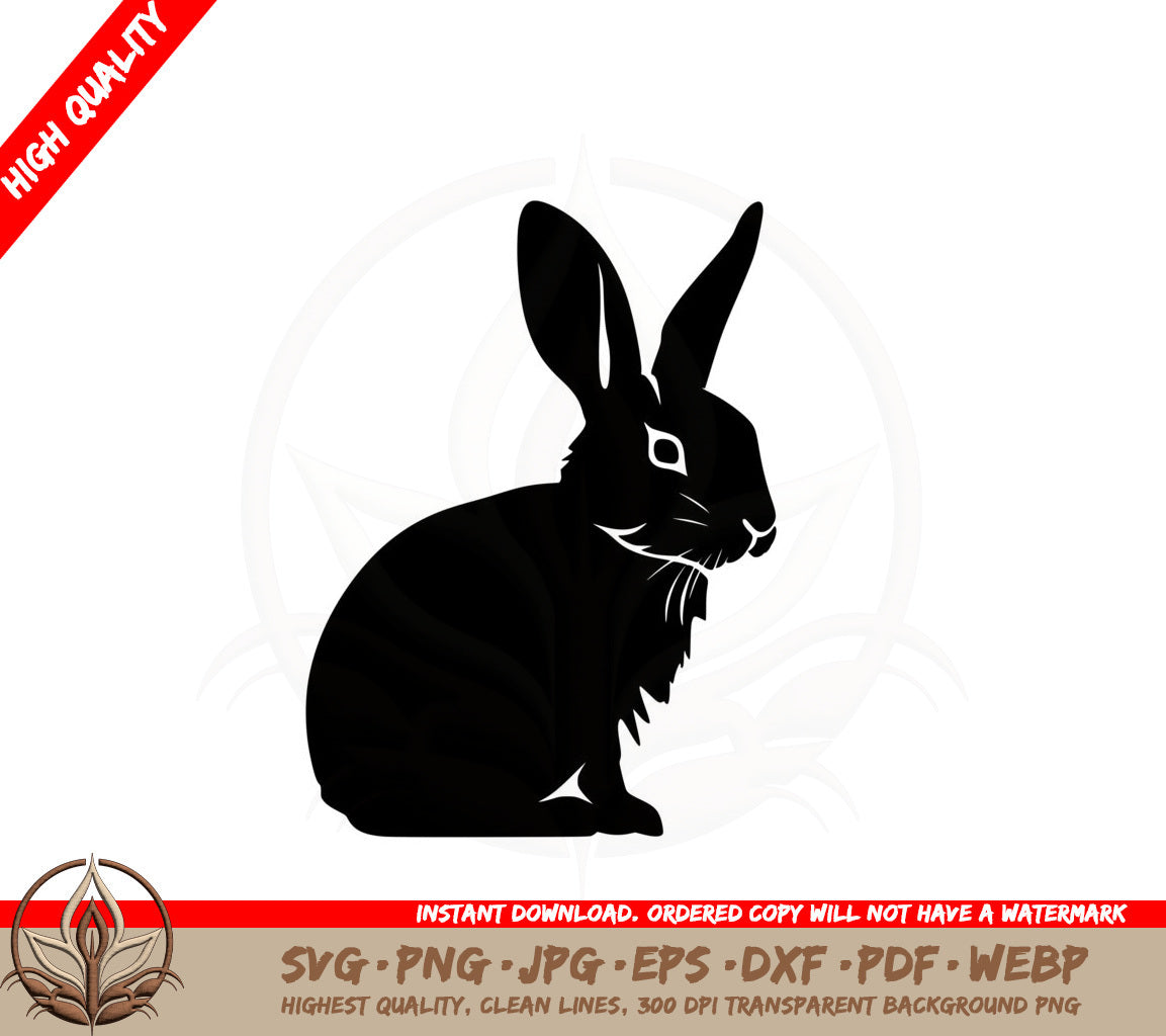 Adorable Hare Cut File SVG