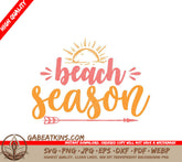 Beach Season Adventure SVG - White Background SVG