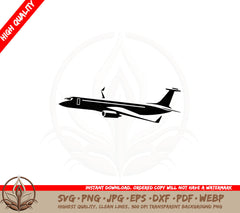 Airplane Soaring SVG