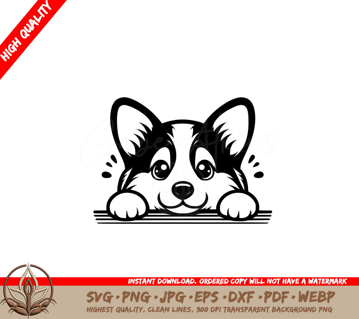 Alert Corgi Watcher SVG