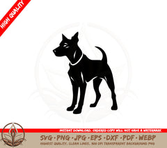 Alert Dog SVG Cut File