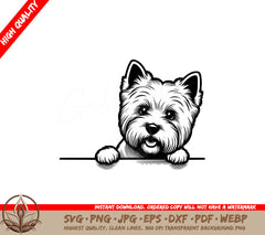 Alert Westie Watcher SVG