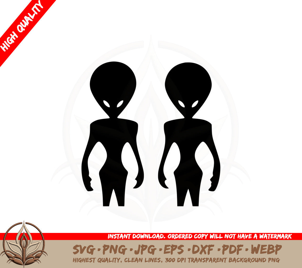 Alien Invaders SVG Cut File Download