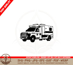 Ambulance SVG Cut File - Instant Download
