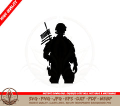 American Patriot SVG PNG JPG AI PDF DXF EPS WebP - Digital Download