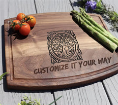 Celtic Tree of Life Circle - Abstract SVG SVG