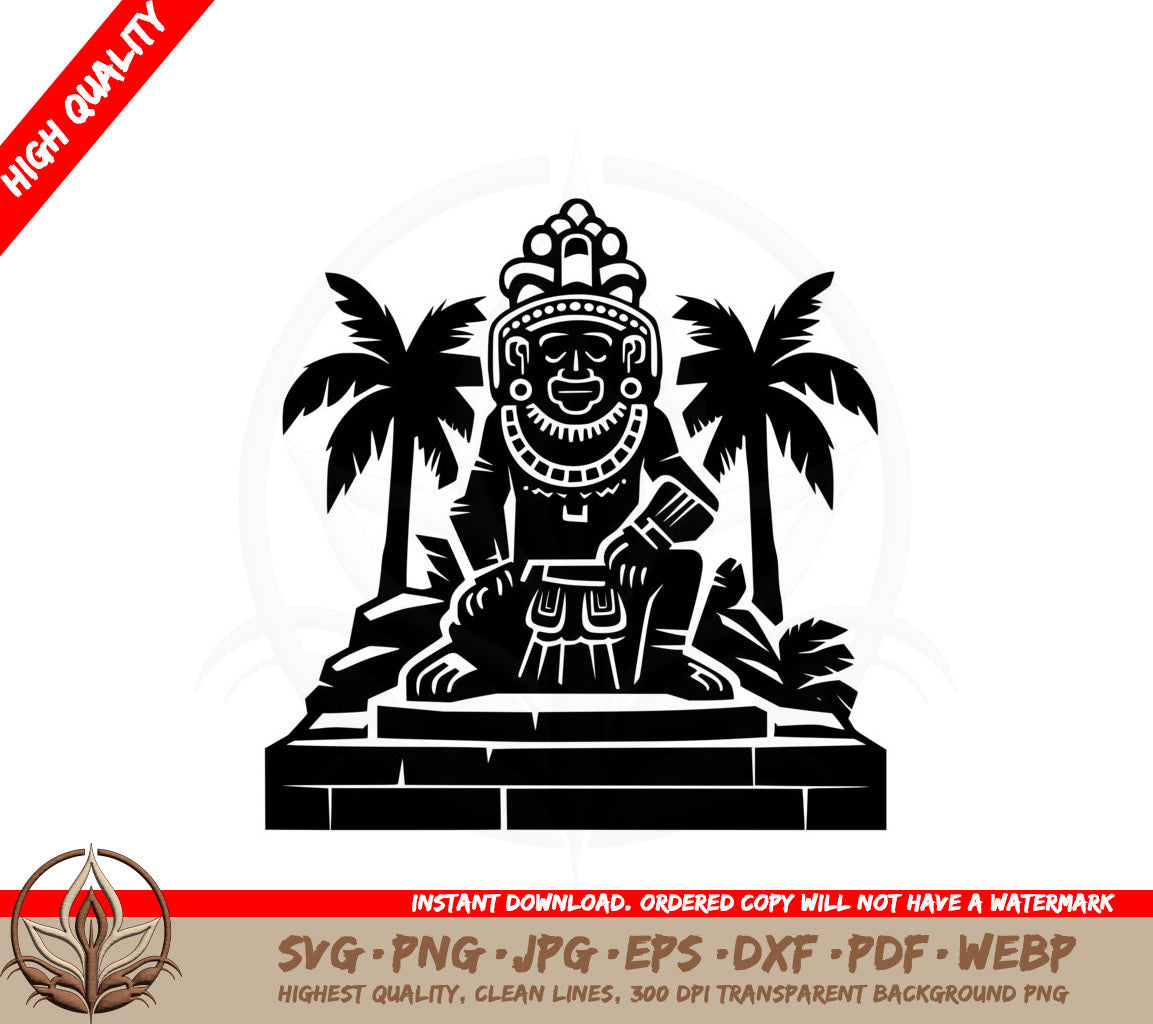 Ancient Statue SVG PNG JPG AI PDF DXF EPS WebP - Digital Download