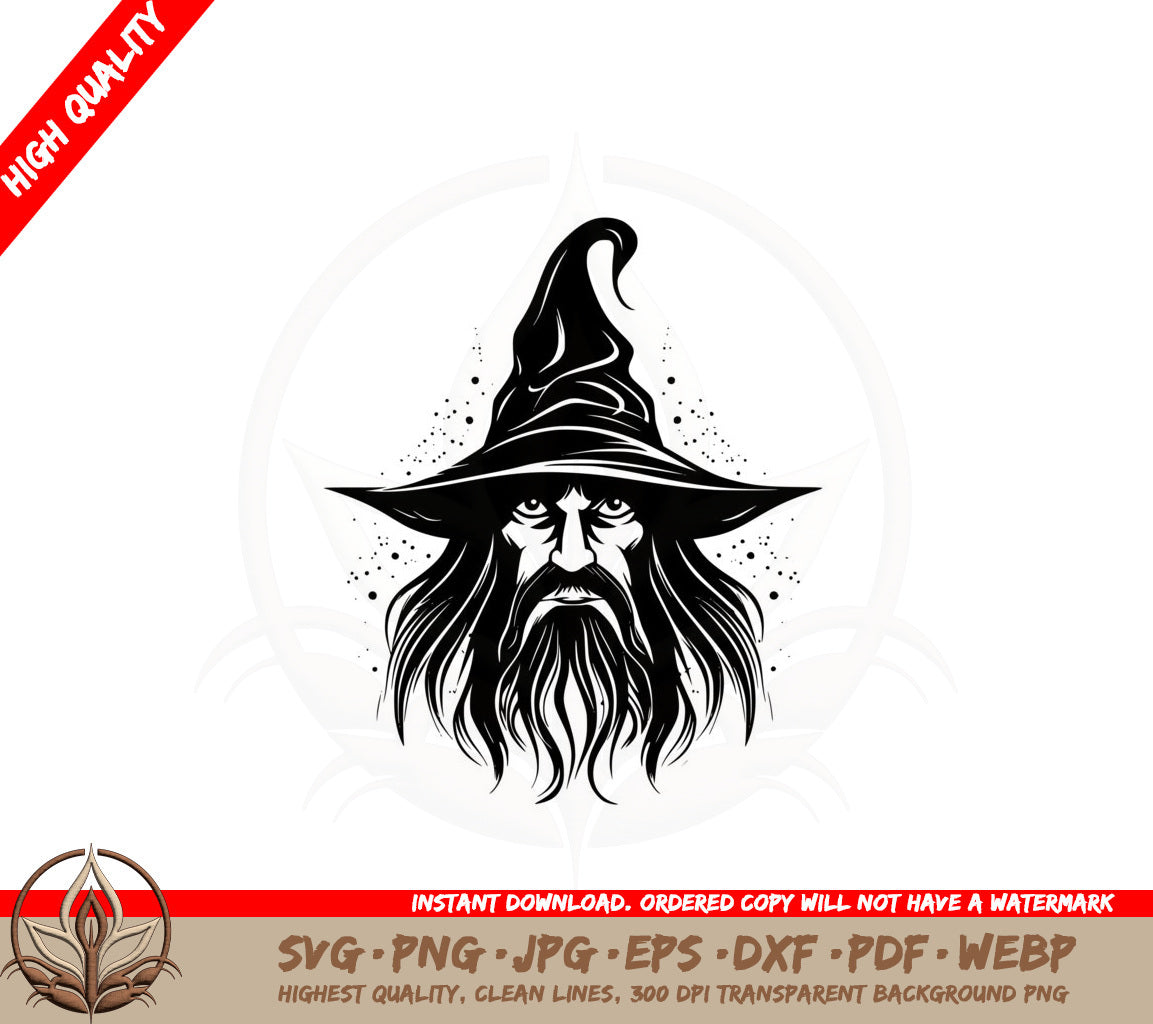 Ancient Warlock SVG Cut File Download