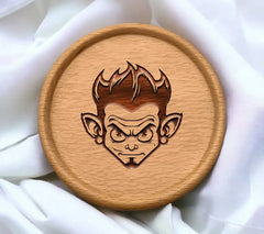 Angry Christmas Devil SVG - Tattoo Design SVG