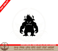 Angry Troll - Digital Design SVG