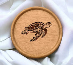 Sea Turtle SVG - Animal Illustration for Cutting SVG