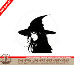 Anime Witch SVG