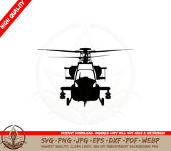 Apache Helicopter SVG