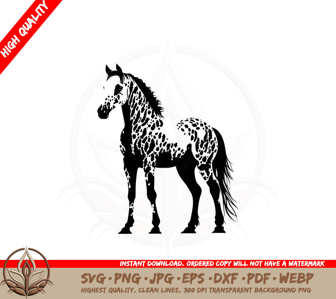 Appaloosa Horse SVG Cut File Download