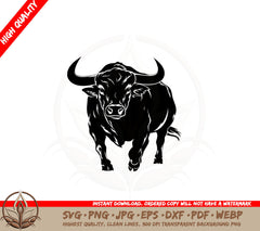 Arena Bull - Digital Design File SVG PNG JPG AI PDF DXF EPS WebP