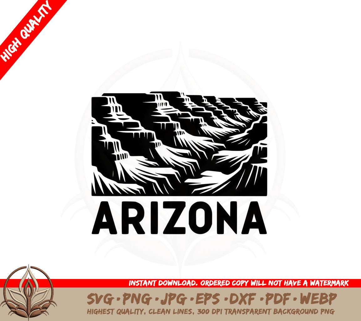 Arizona Mountain Majesty SVG Cut File Design Download