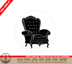 Armchair SVG Cut File Download
