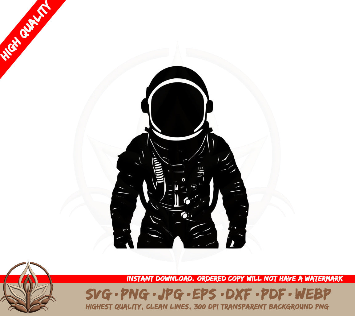 Astronaut SVG PNG JPG AI PDF DXF EPS and WebP Digital File