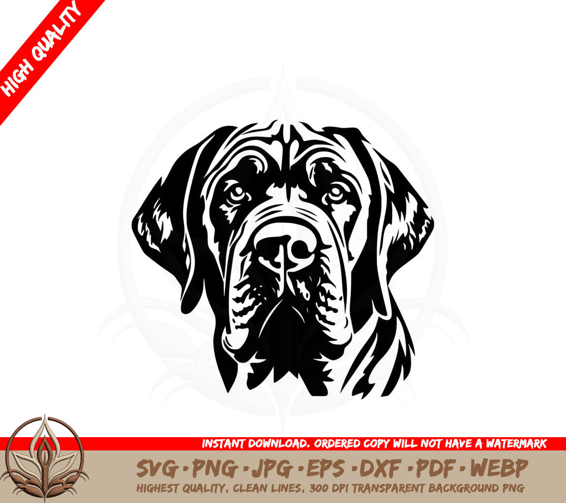 Attentive Pup SVG