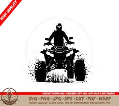 ATV Excitement SVG Cut File Download