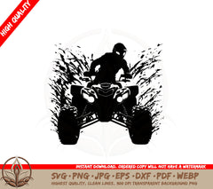 ATV Racing Excitement SVG